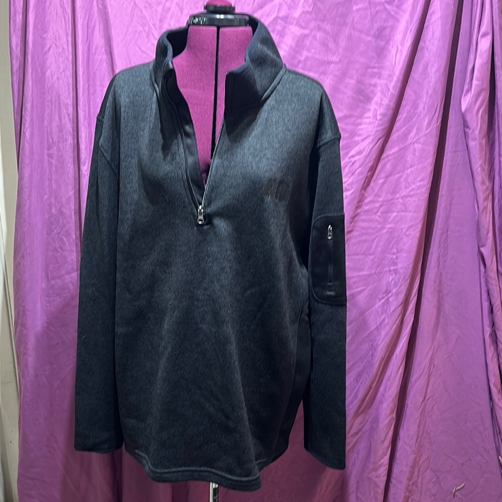 NRA Men's Black Quarter-Zip Sweater, National Rifle Association Size 2XL